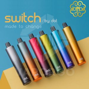 【一次性/拋棄式】佩特里 DOT Switch小巧便攜 圓柱筆形換彈式主機  550mah  煙彈（2入/盒）
