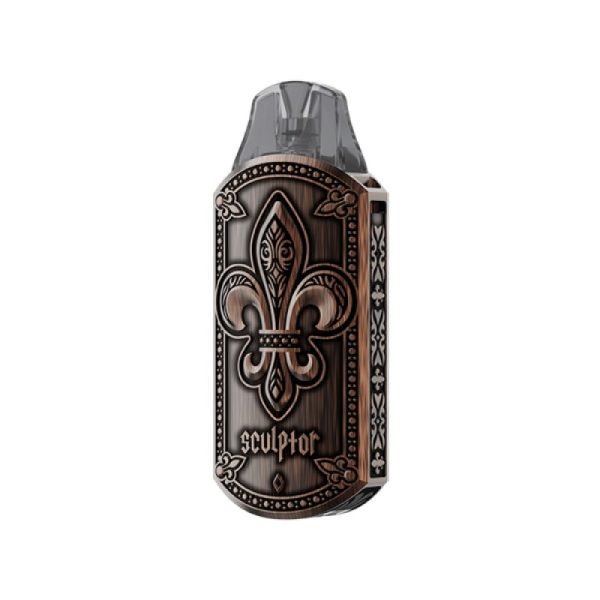 【小煙套組】UWELL SCULPTOR雕塑家 11W 電鍍金屬與雕刻的藝術結合 1.2Ω空倉：圖片 11