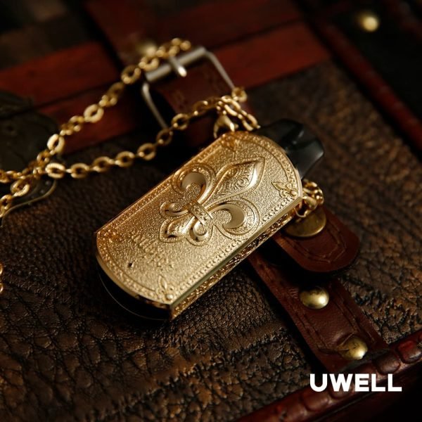 【小煙套組】UWELL SCULPTOR雕塑家 11W 電鍍金屬與雕刻的藝術結合 1.2Ω空倉：圖片 2