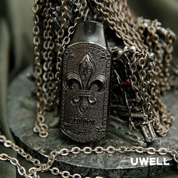 【小煙套組】UWELL SCULPTOR雕塑家 11W 電鍍金屬與雕刻的藝術結合 1.2Ω空倉：圖片 3