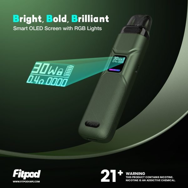【小/大煙套組】Fitpod O-Shadow SE版本 自由調氣 LED熒幕顯示 附贈掛繩 小蠻牛OXVA Xlim通用機型：圖片 10